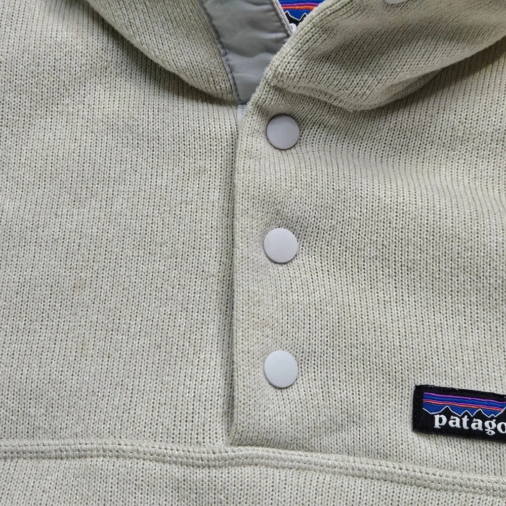 Patagonia Womens Sm Better Sweater Pullover Fleece Jacket Ivory Outdoor Hiking‎